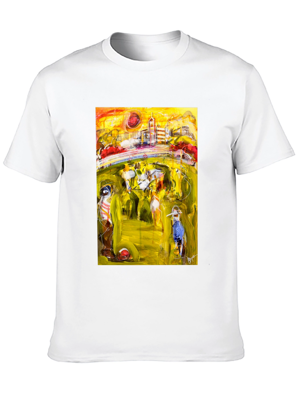 Abstract Art Tee - Stylish Graphic T-Shirt