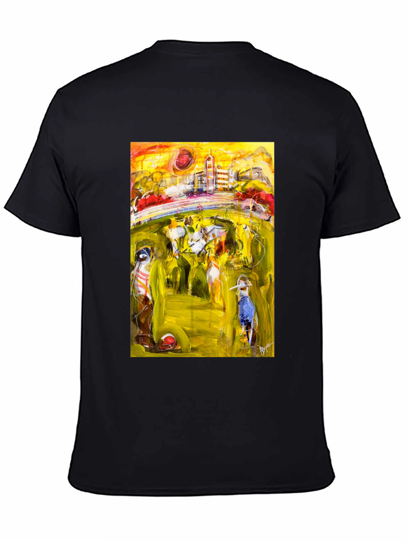 Abstract Art Tee - Stylish Graphic T-Shirt