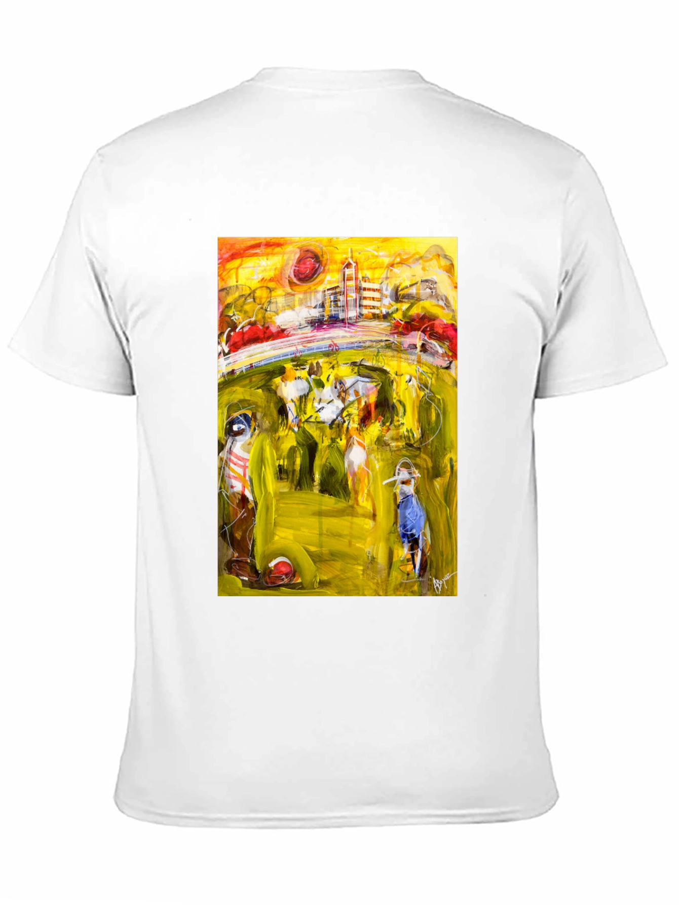 Abstract Art Tee - Stylish Graphic T-Shirt