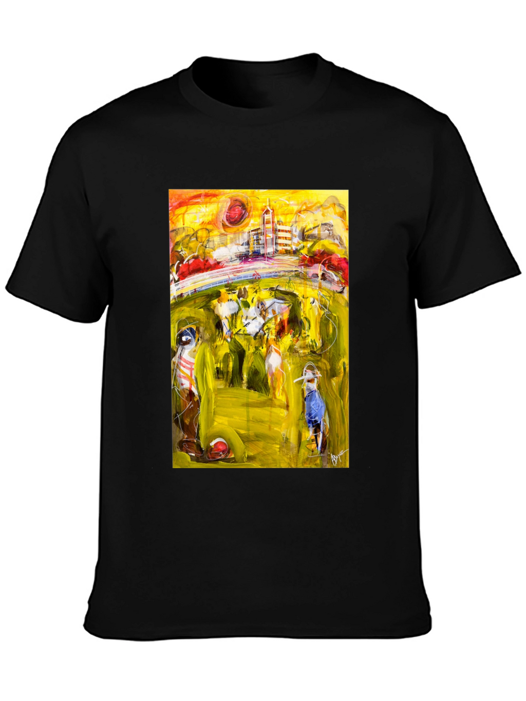 Abstract Art Tee - Stylish Graphic T-Shirt