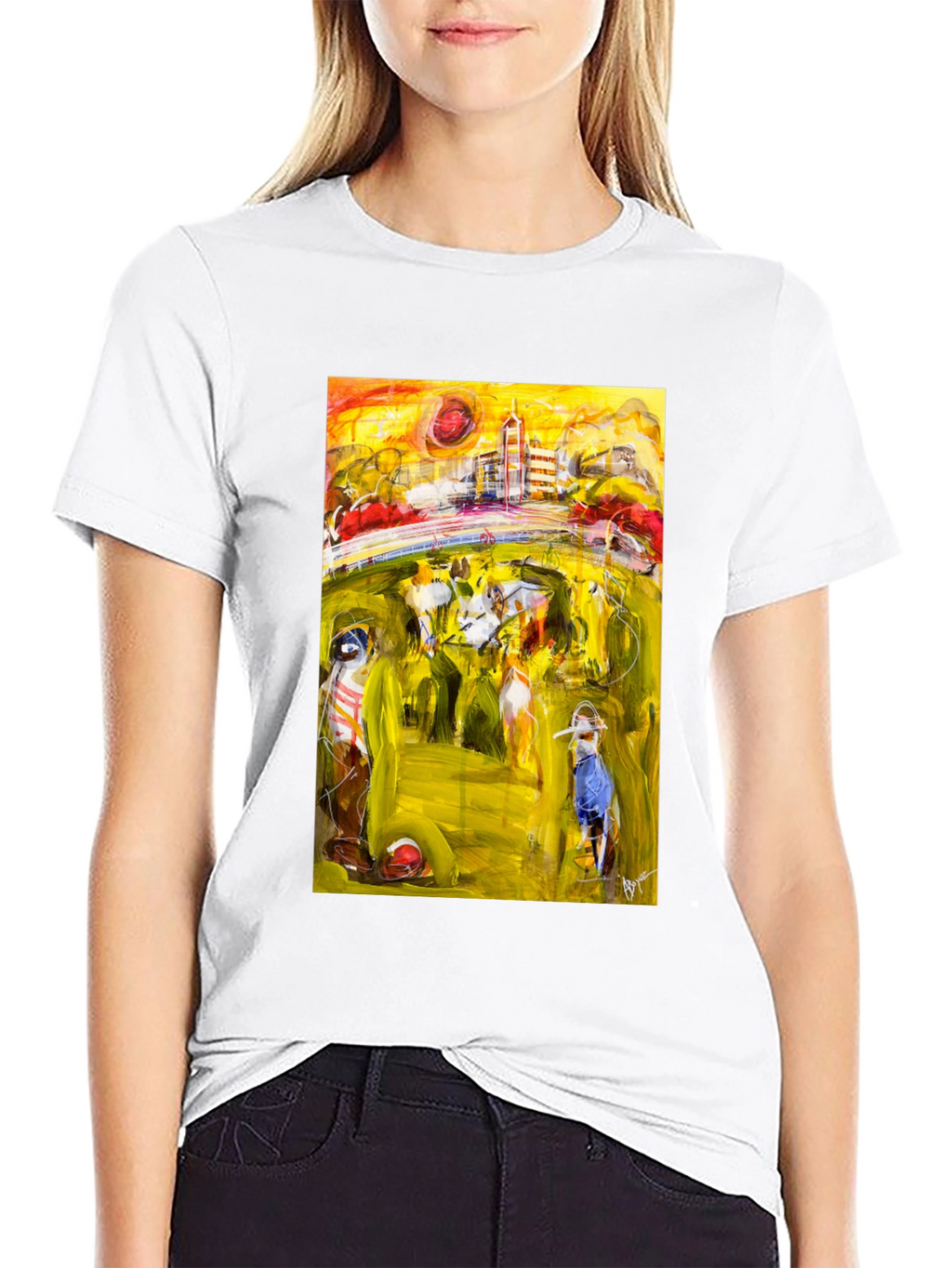 Abstract Art Tee - Stylish Graphic T-Shirt