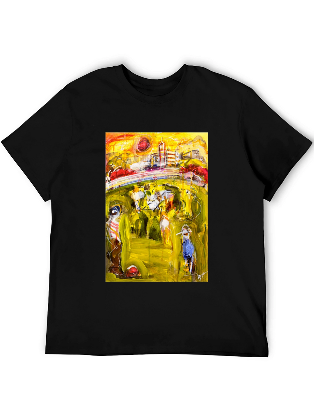 Abstract Art Tee - Stylish Graphic T-Shirt