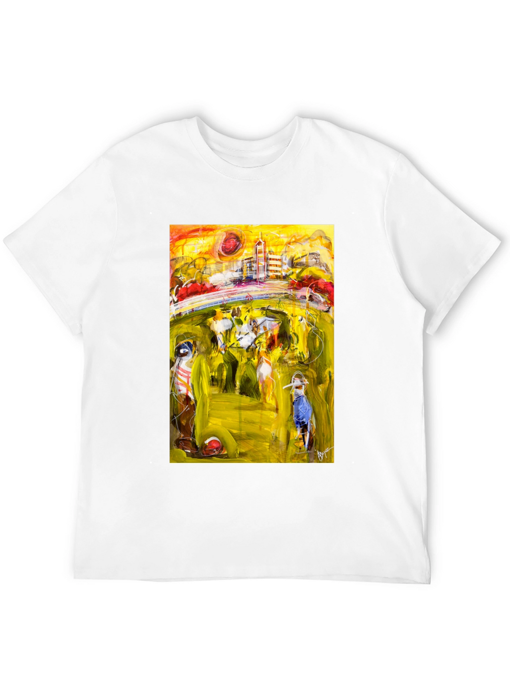 Abstract Art Tee - Stylish Graphic T-Shirt