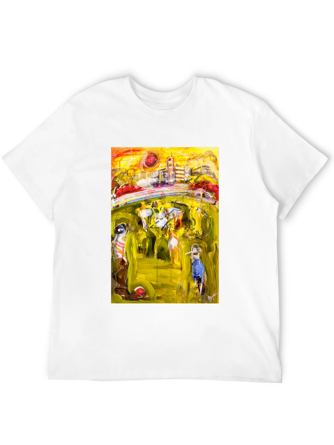 Abstract Art Tee - Stylish Graphic T-Shirt