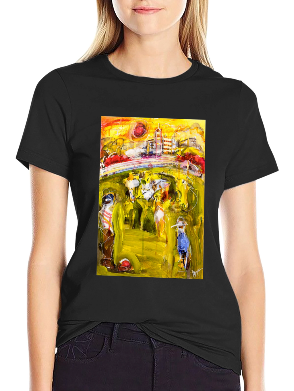 Abstract Art Tee - Stylish Graphic T-Shirt