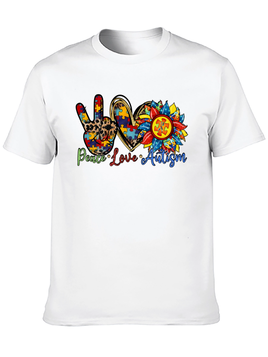 Peace Love Autism T-Shirt
