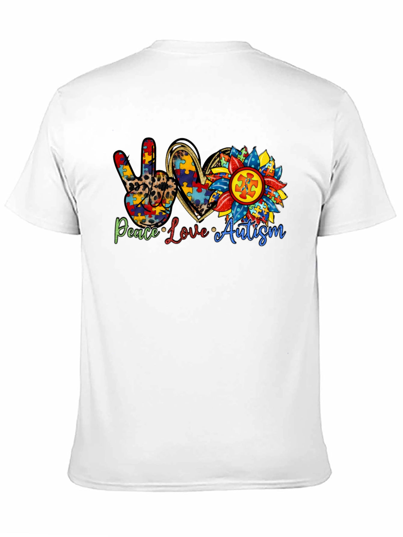 Peace Love Autism T-Shirt