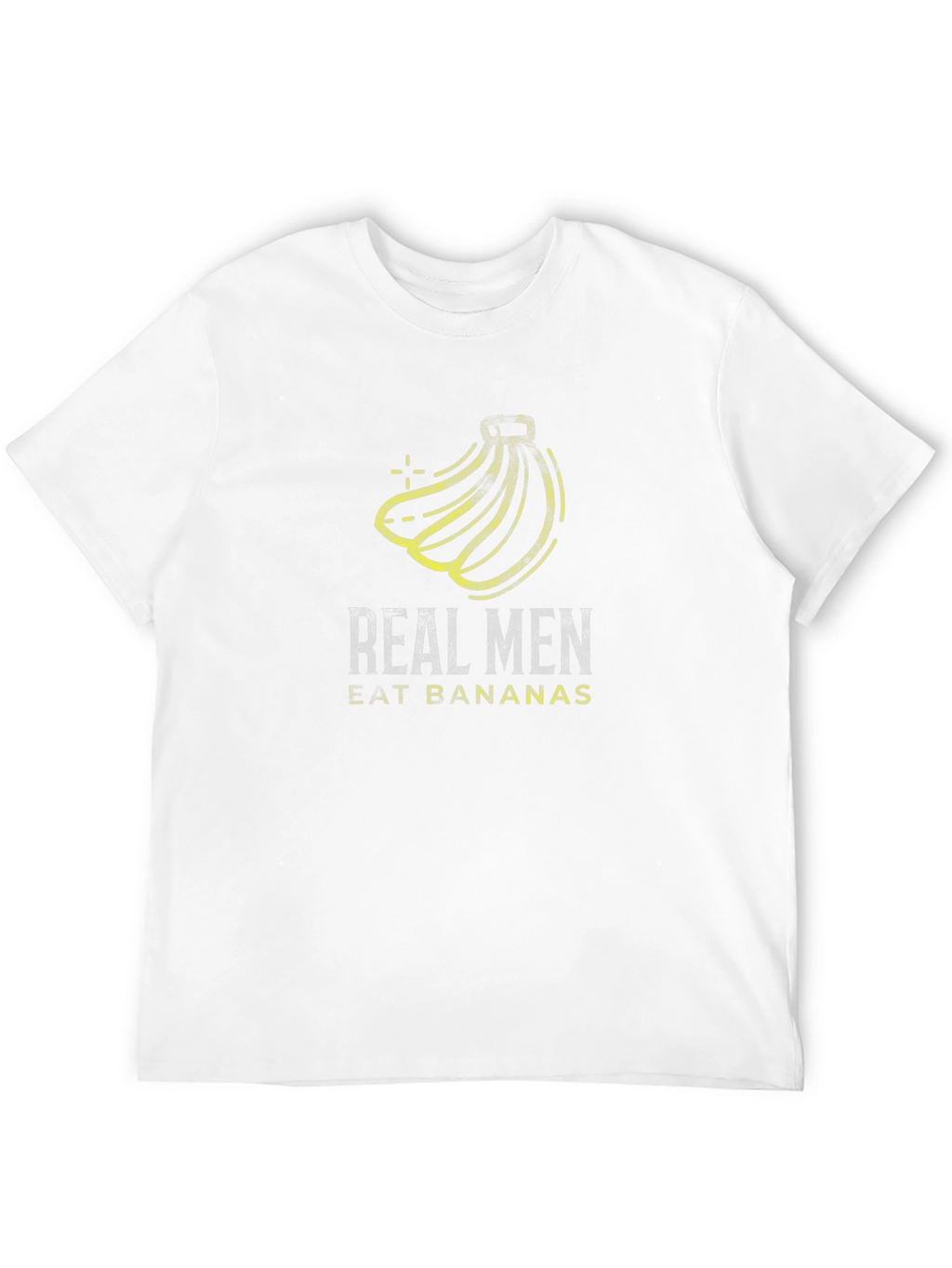 Real Men Eat Bananas Graphic T-Shirt