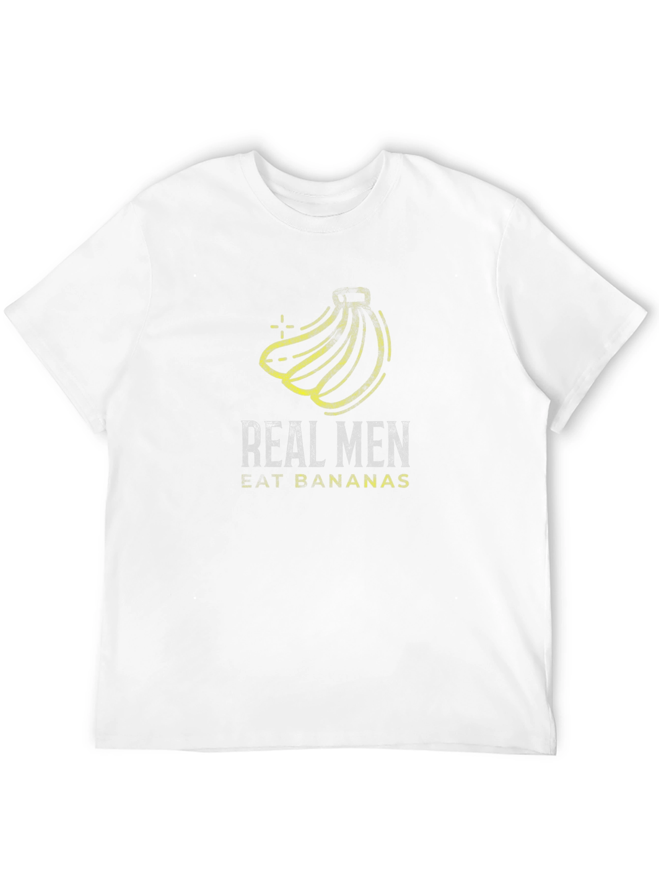 Real Men Eat Bananas Graphic T-Shirt