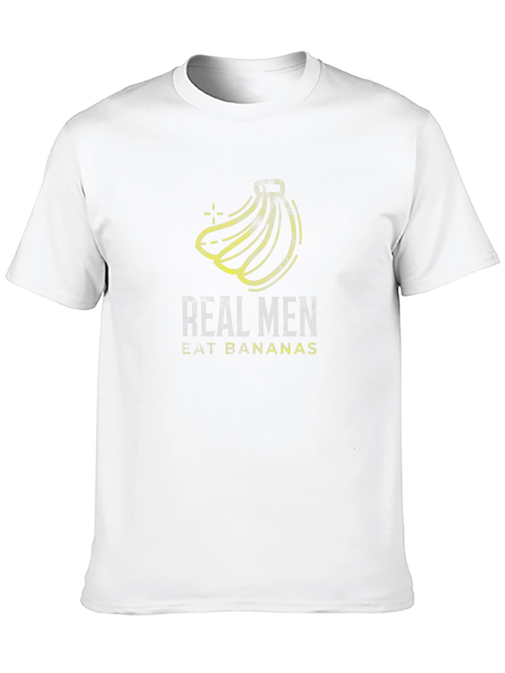 Real Men Eat Bananas Graphic T-Shirt