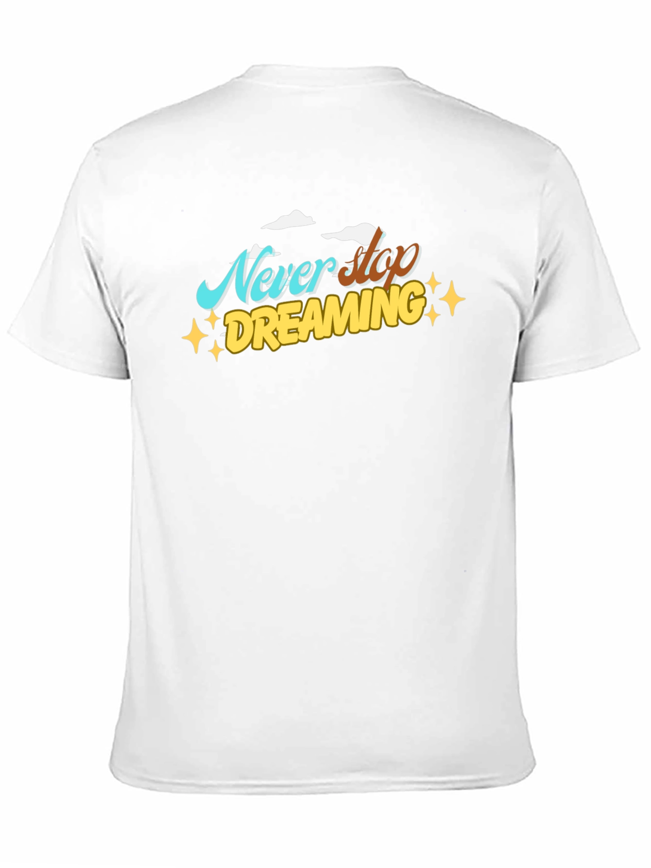 Never Stop Dreaming Graphic Black T-Shirt