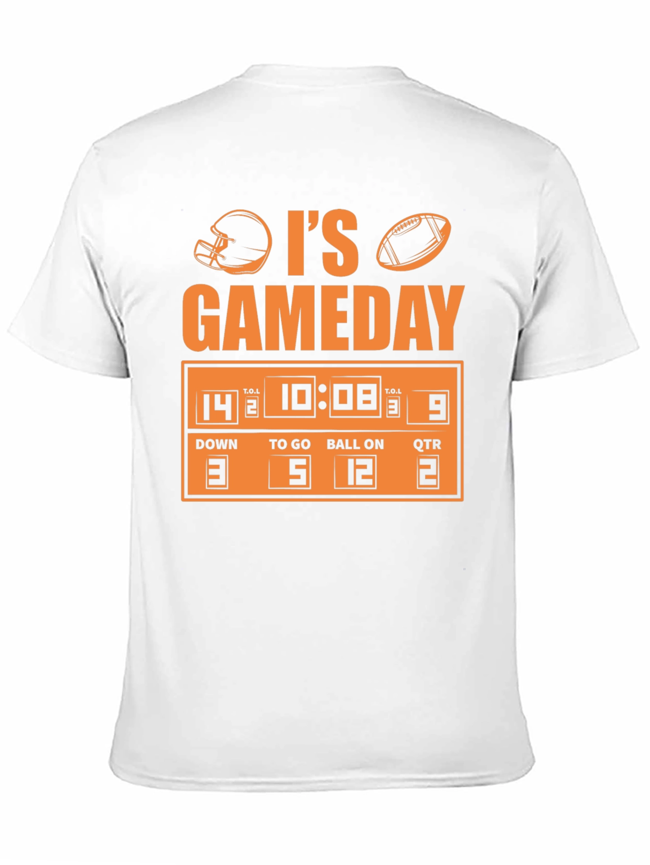 Its Gameday Football Scoreboard Graphic Tee