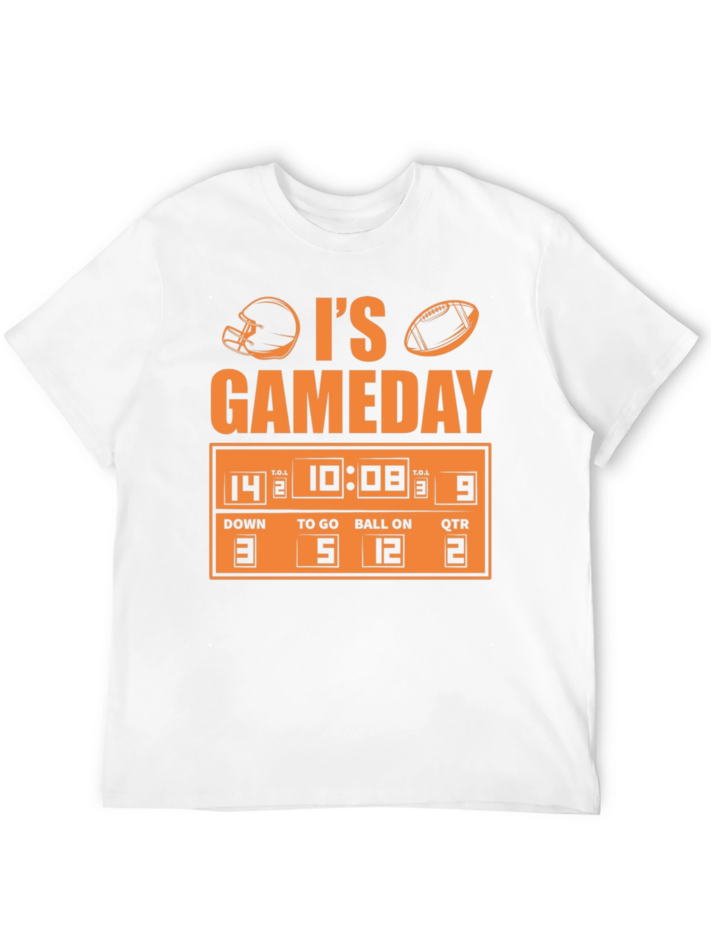 Its Gameday Football Scoreboard Graphic Tee