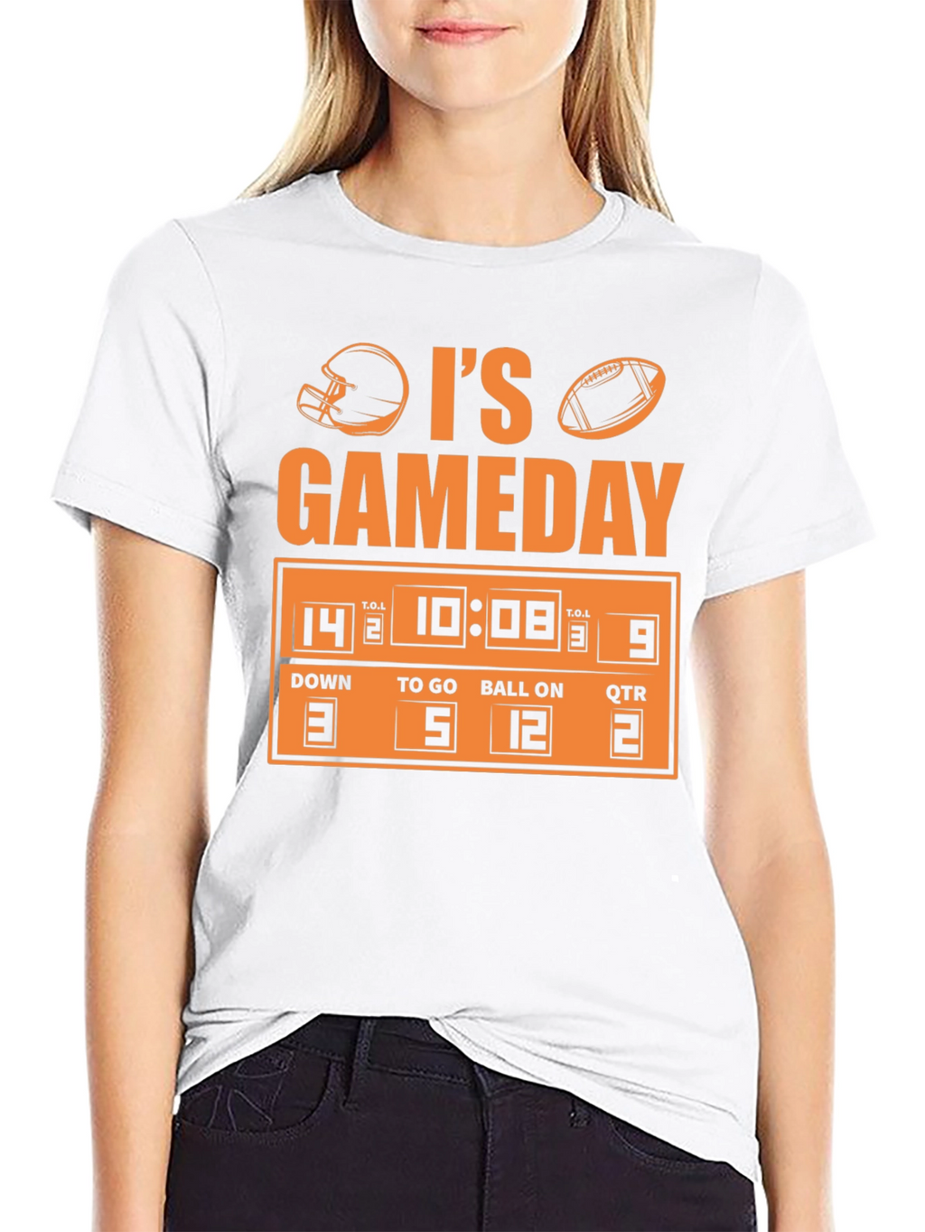 Its Gameday Football Scoreboard Graphic Tee