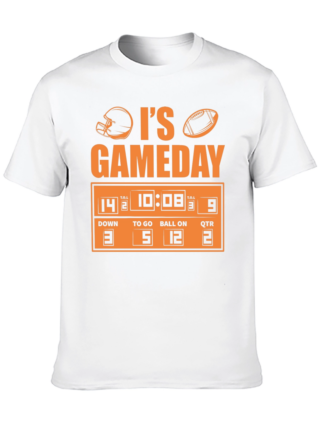 Its Gameday Football Scoreboard Graphic Tee