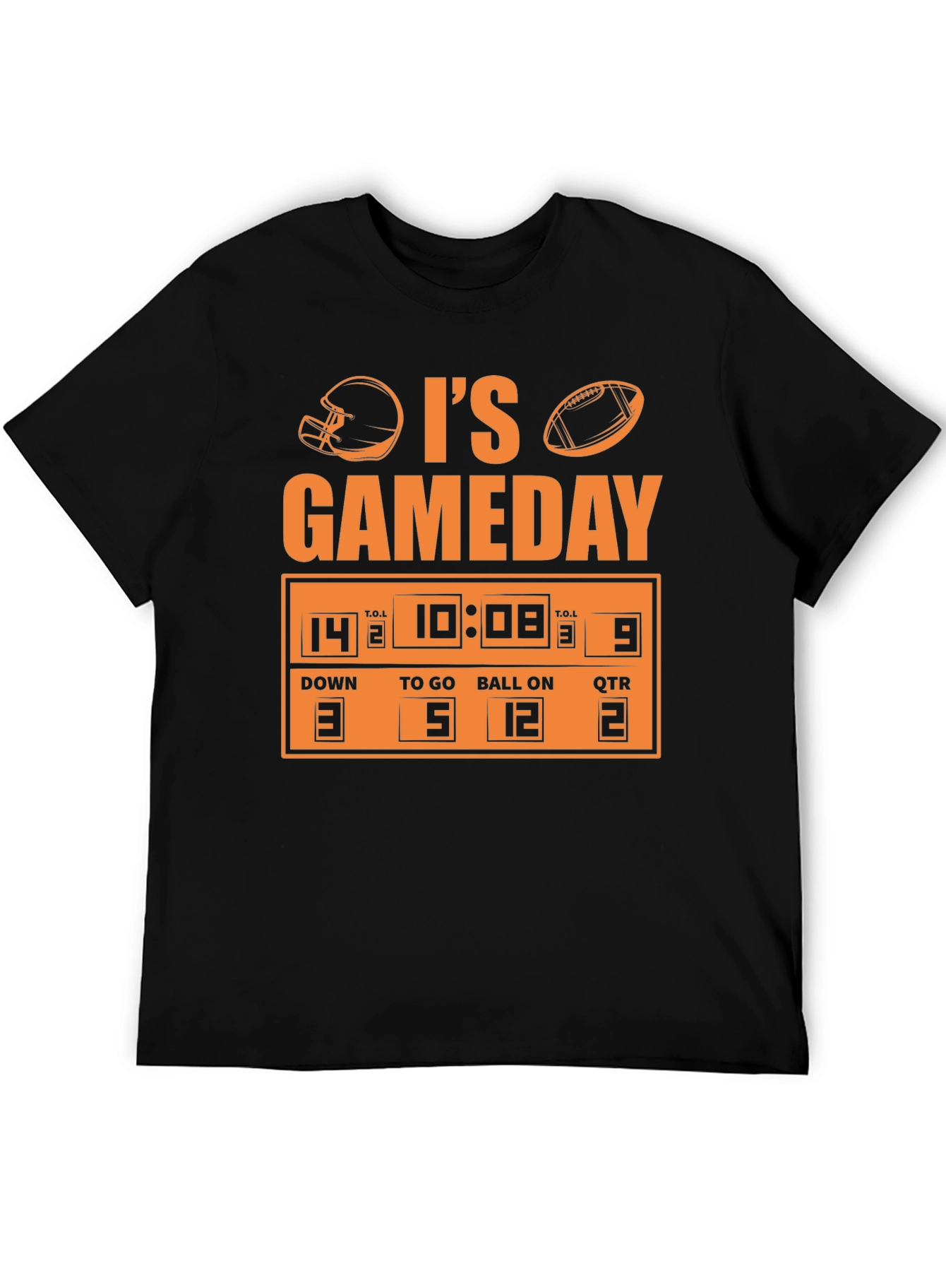 Its Gameday Football Scoreboard Graphic Tee
