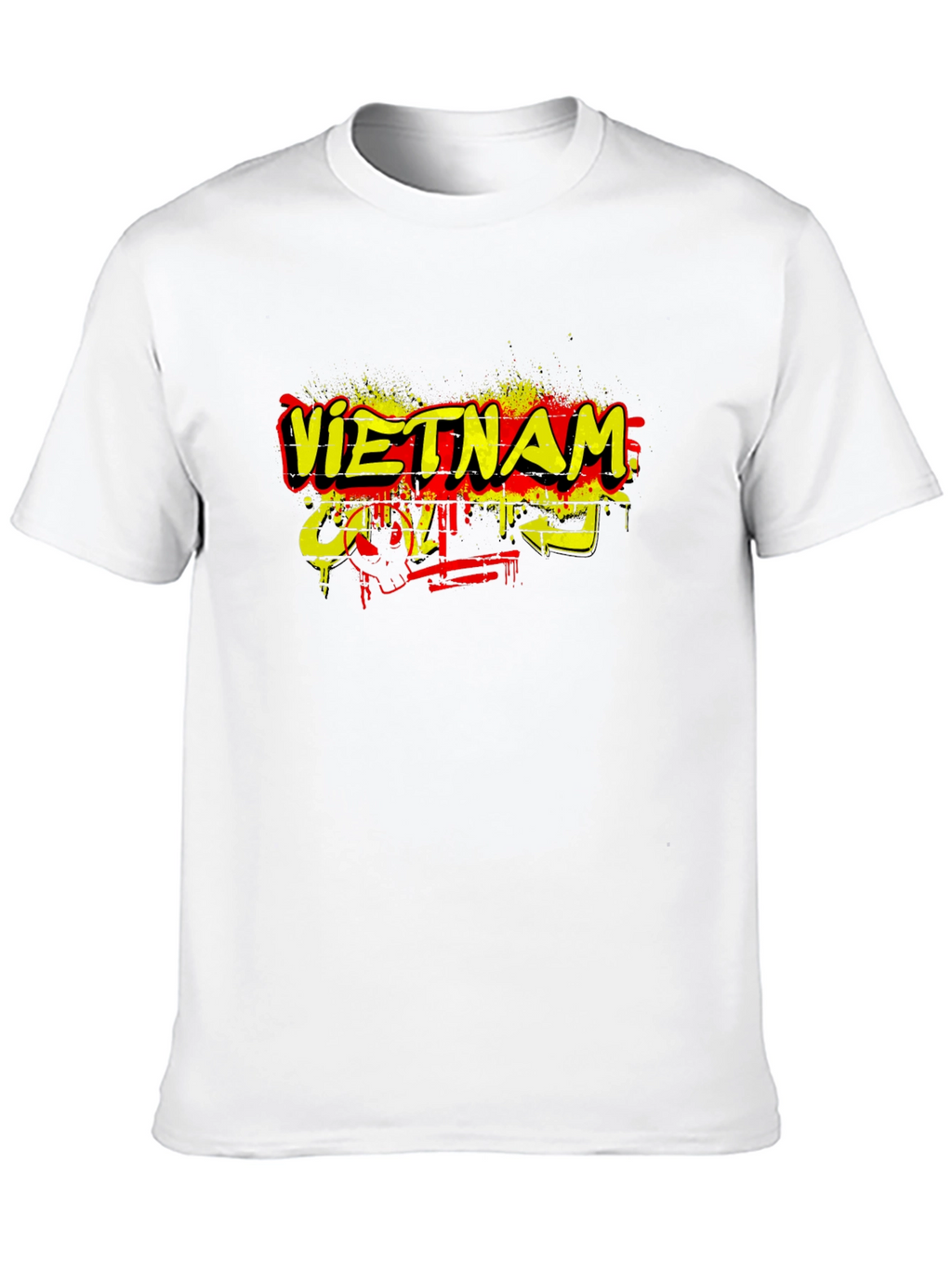 Vietnam Graphic Print Black T-Shirt