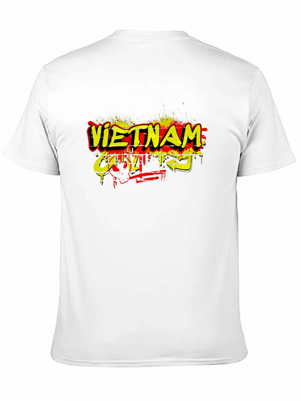 Vietnam Graphic Print Black T-Shirt