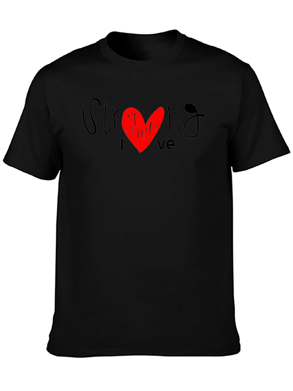 Strong Love Graphic Tee - Stylish Comfort