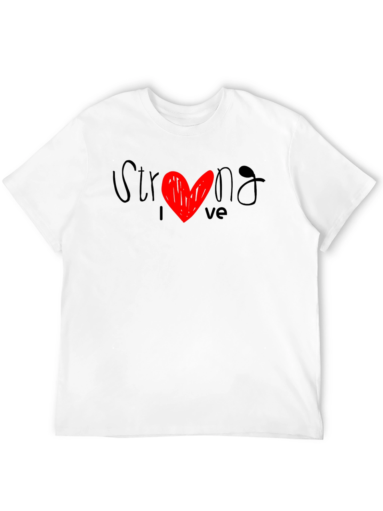 Strong Love Graphic Tee - Stylish Comfort
