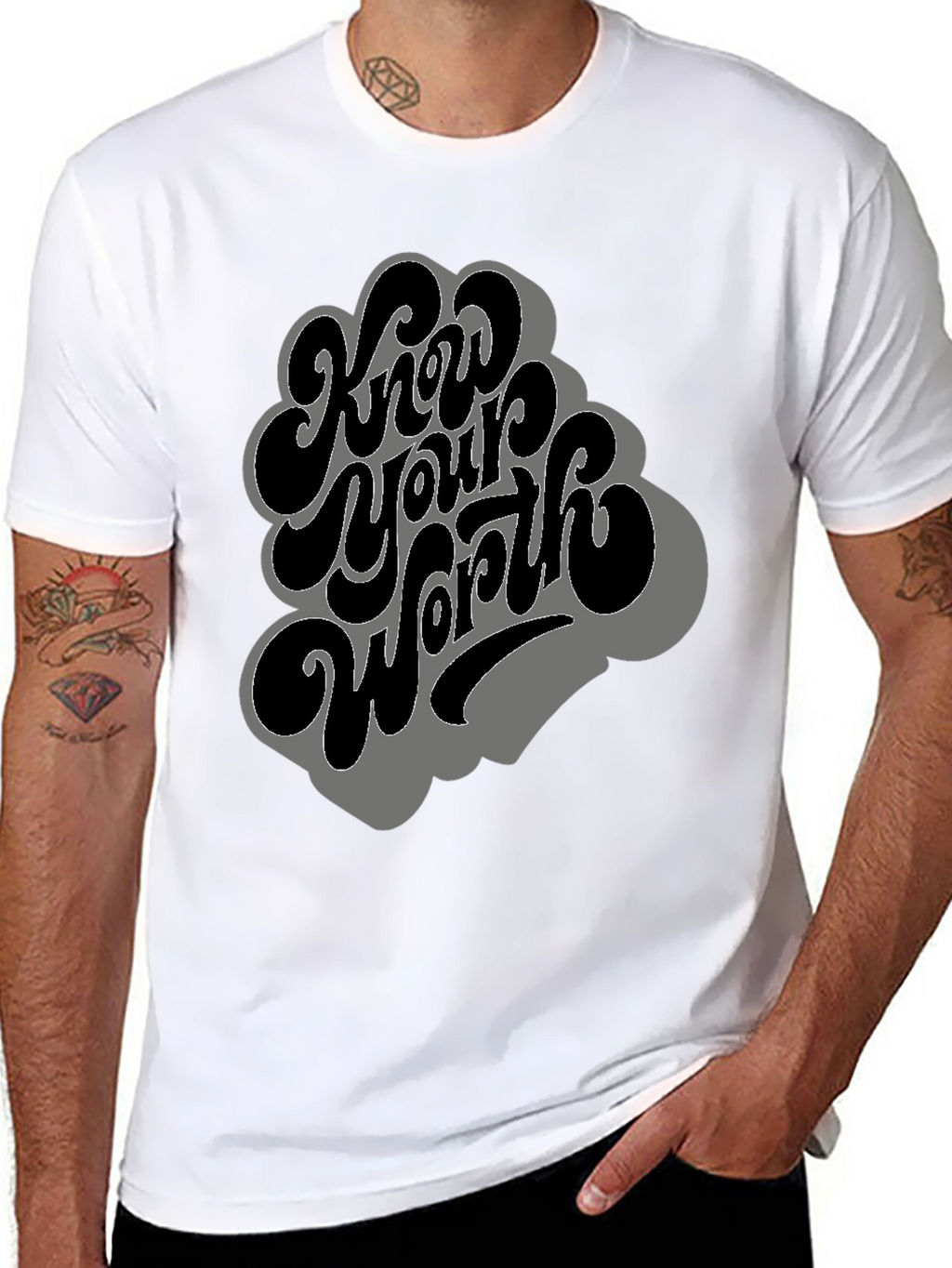 Know Your Worth T-Shirt - Motivational Tee