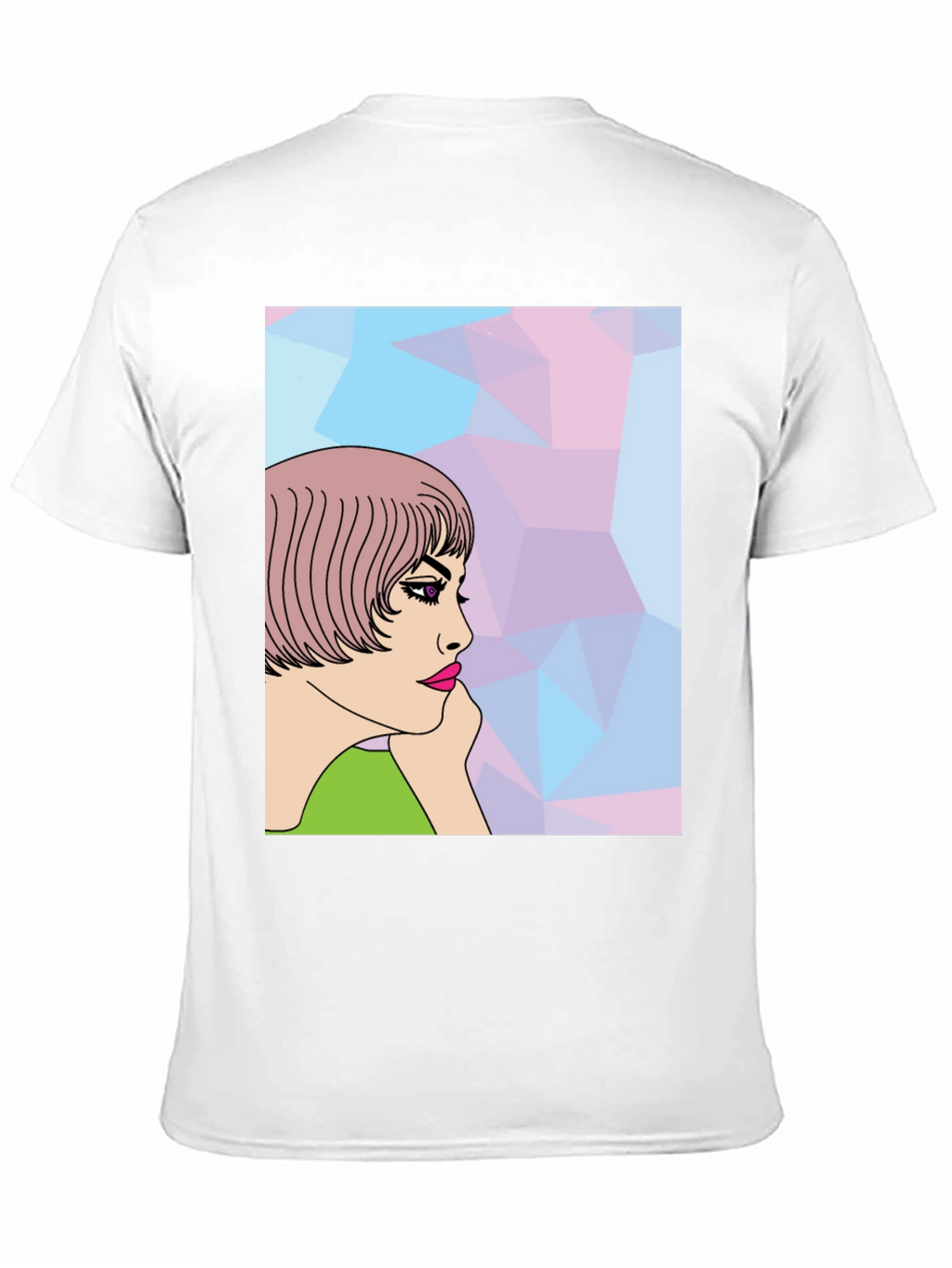 Stylish Graphic Tee - Pop Art Woman