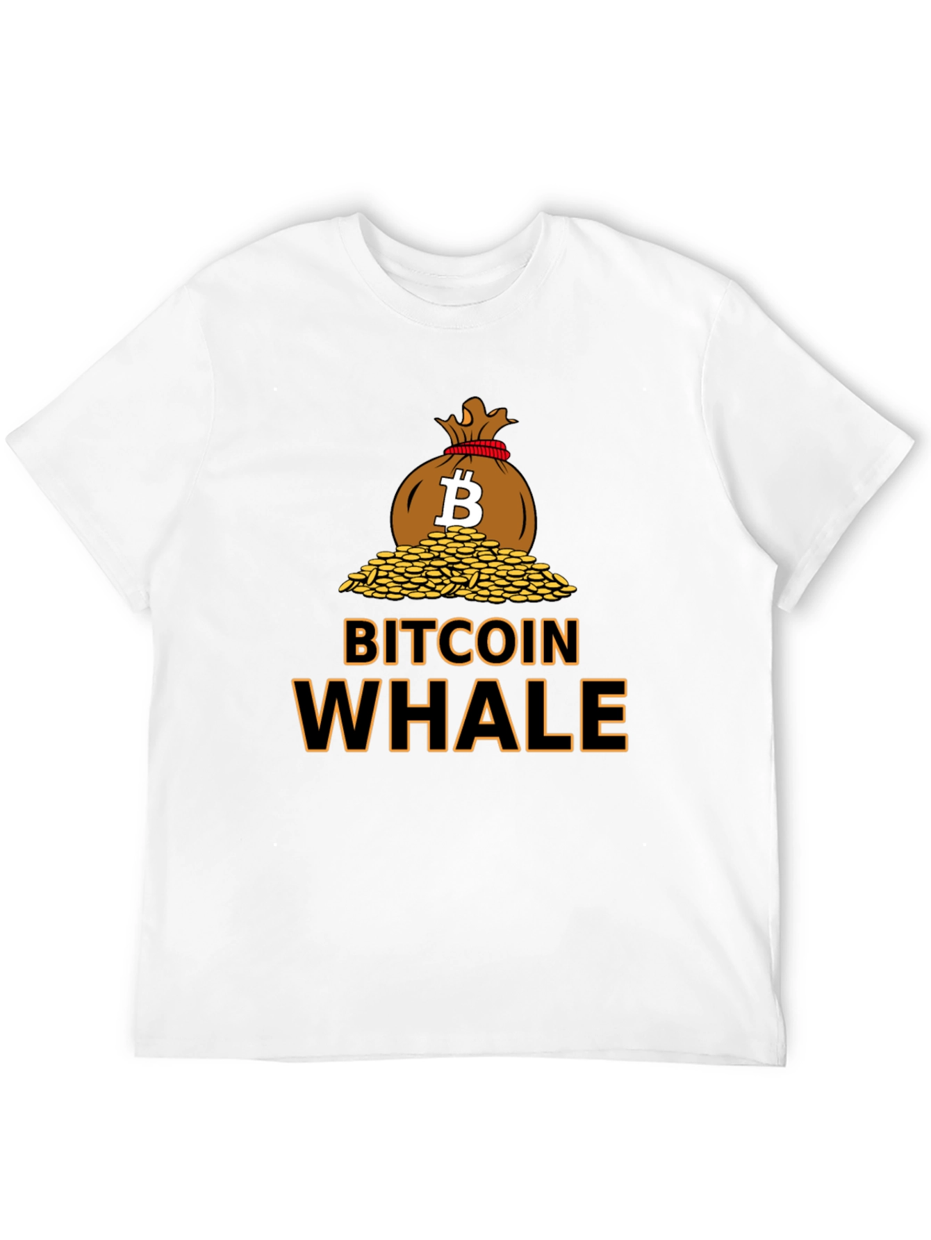 Bitcoin Whale Graphic Tee - Crypto Enthusiast T-Shirt
