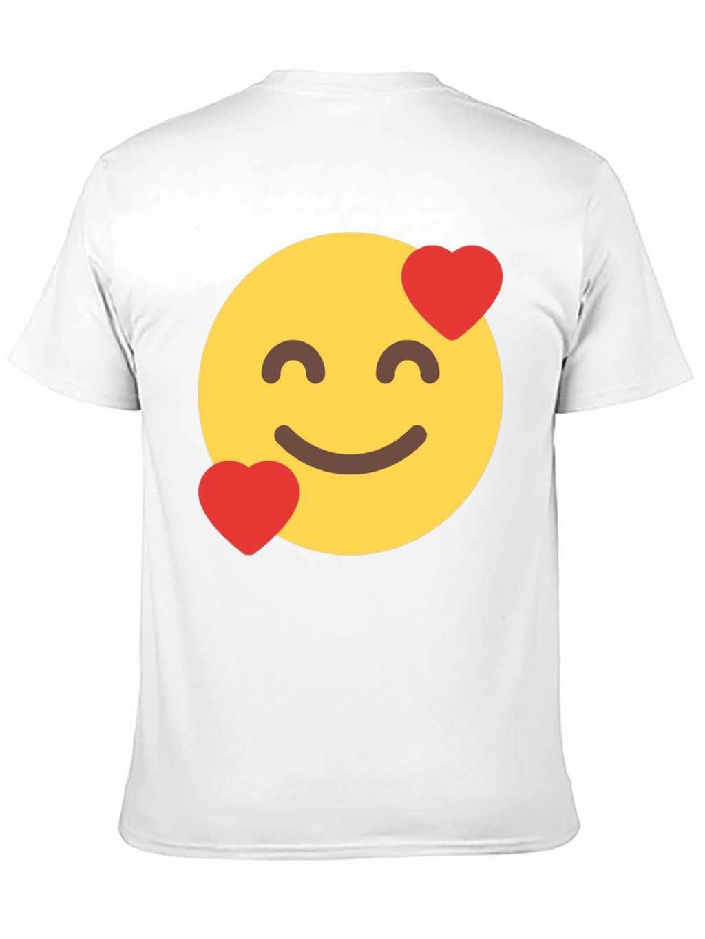 Emoji Love Face Black T-Shirt