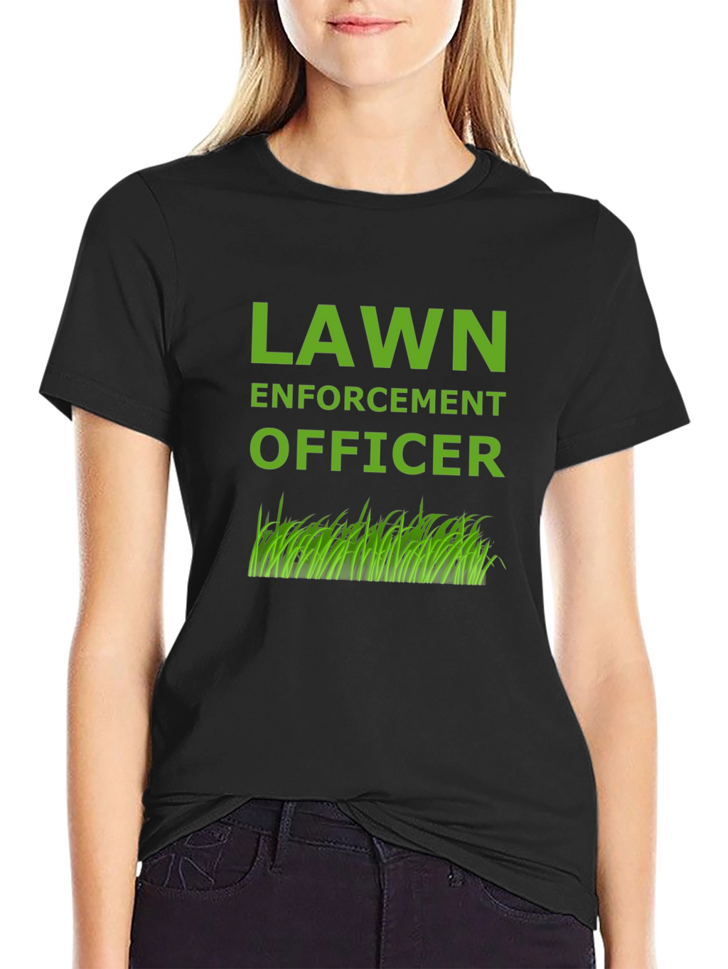 Lawn Enforcement Officer T-Shirt - Funny Gardening Tee