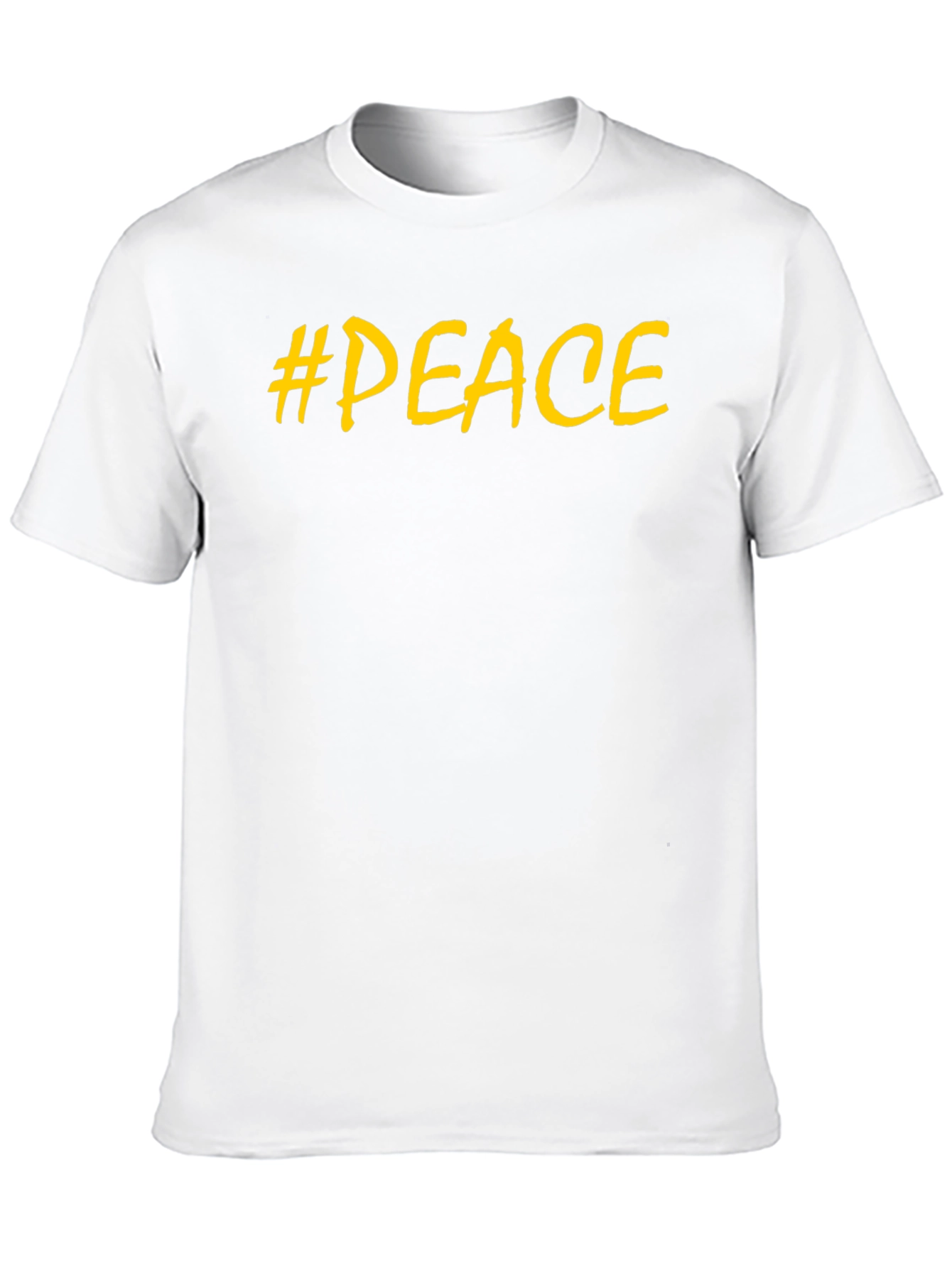 #Peace T-Shirt - Mens Black Graphic Tee