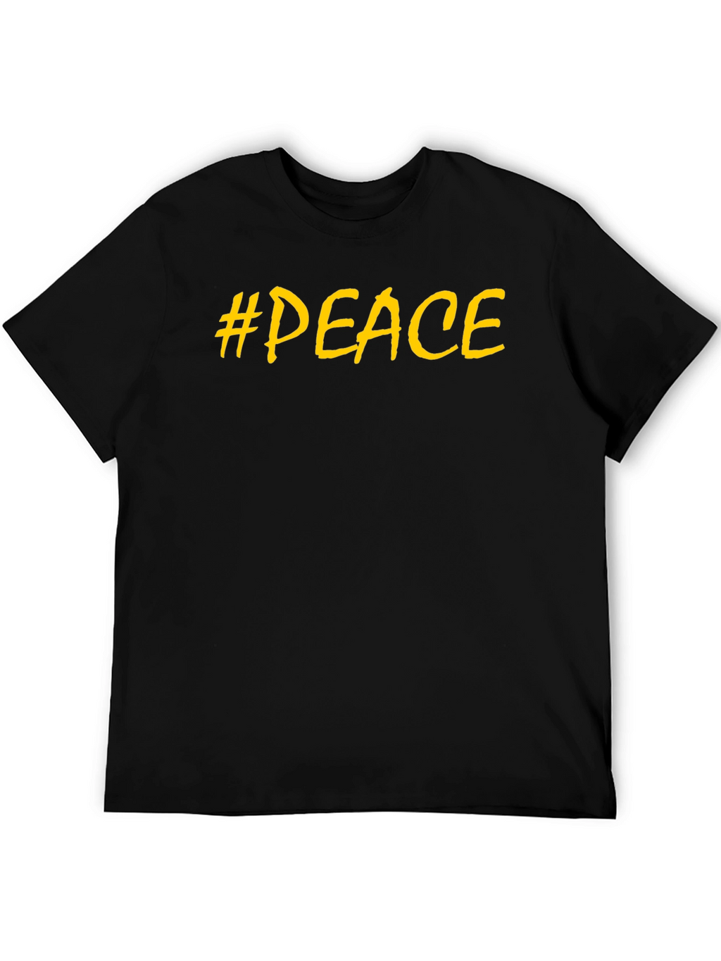 #Peace T-Shirt - Mens Black Graphic Tee