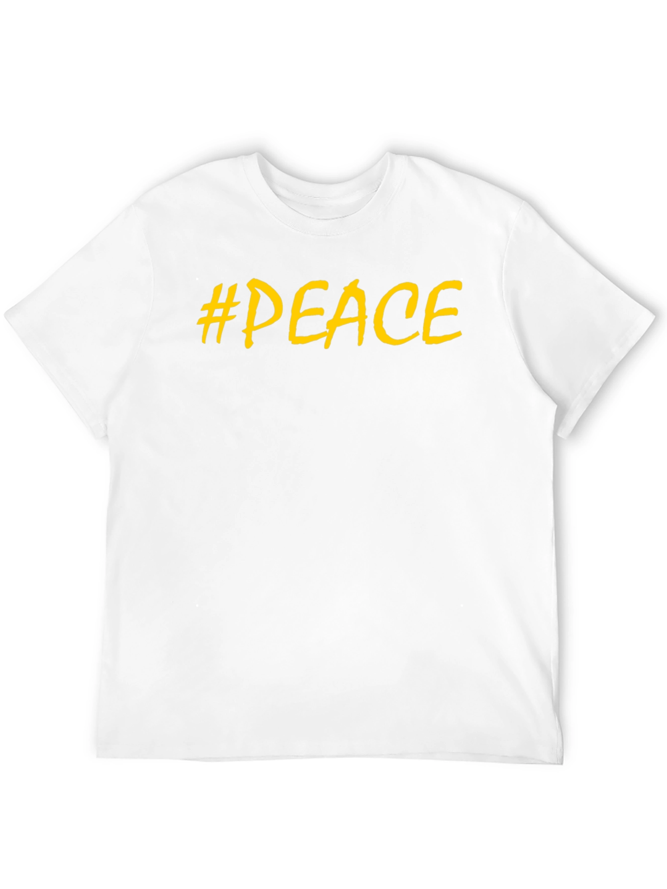 #Peace T-Shirt - Mens Black Graphic Tee