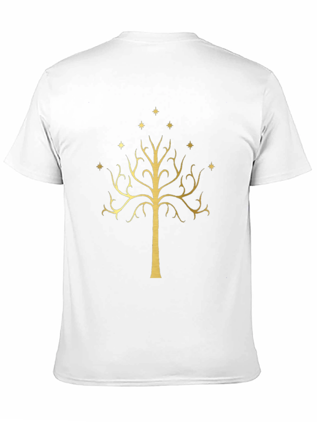 LOTR White Tree of Gondor Black T-Shirt