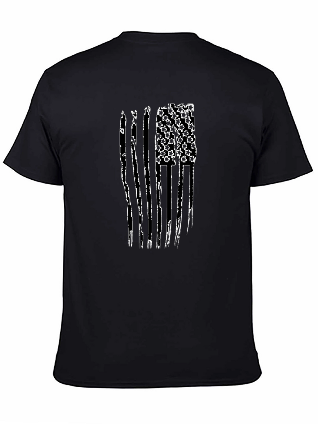 Distressed American Flag Graphic T-Shirt