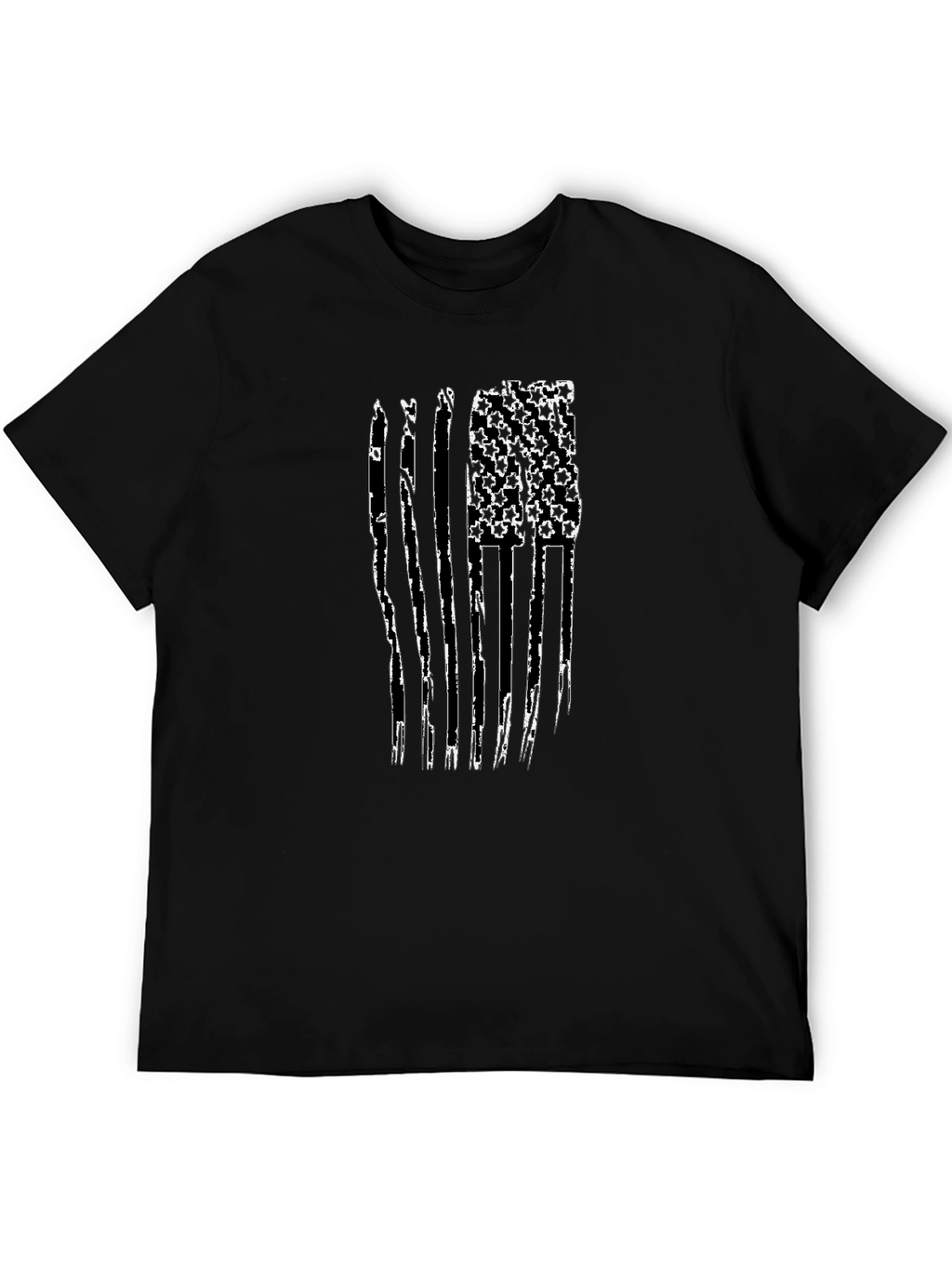 Distressed American Flag Graphic T-Shirt