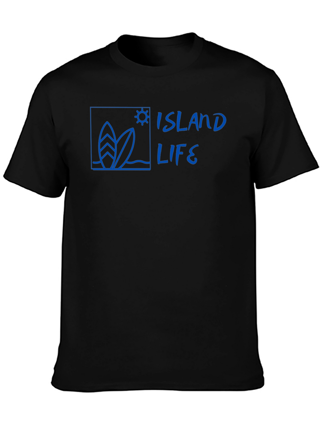 Island Life Surf Tee - Black