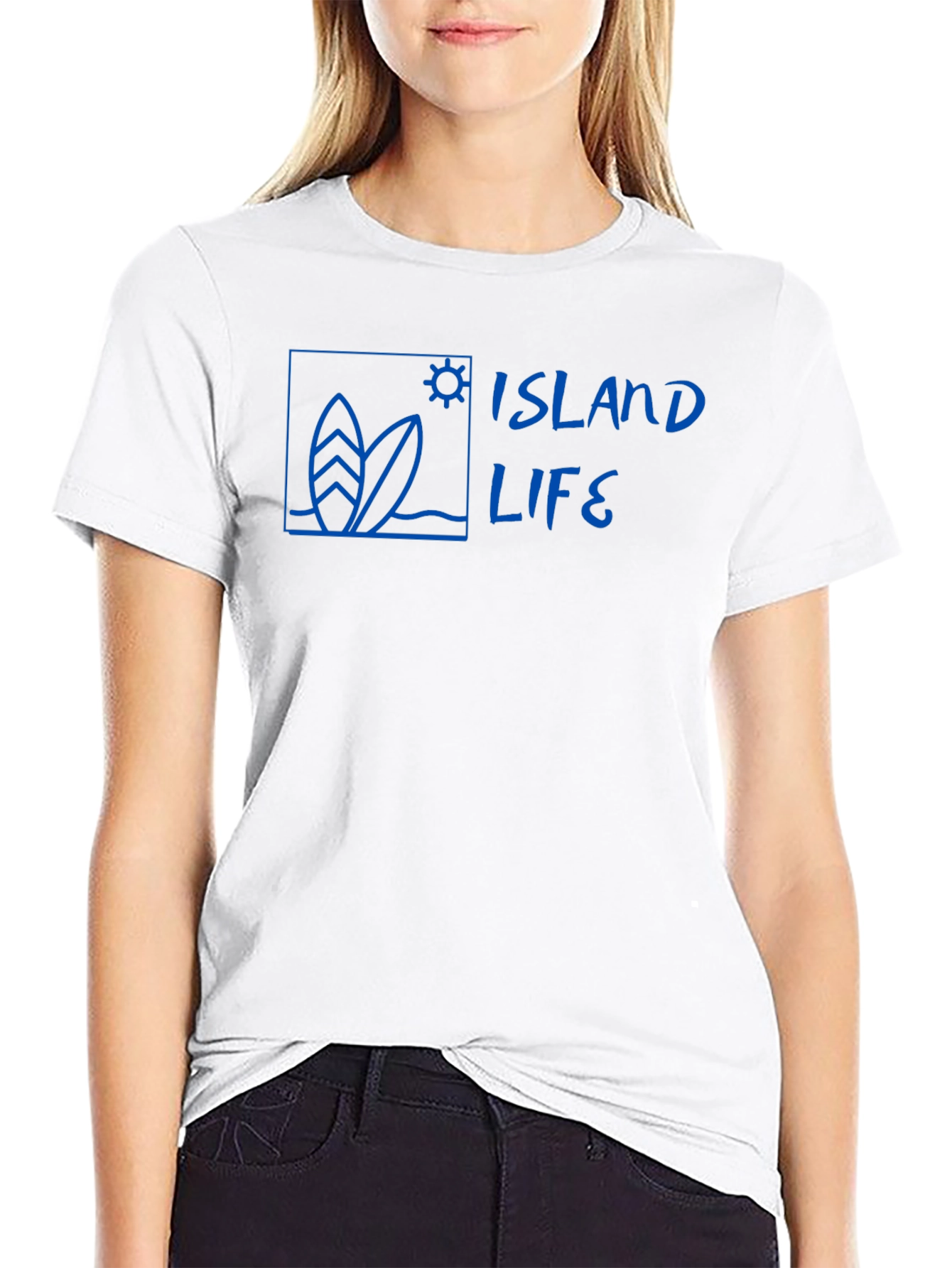 Island Life Surf Tee - Black