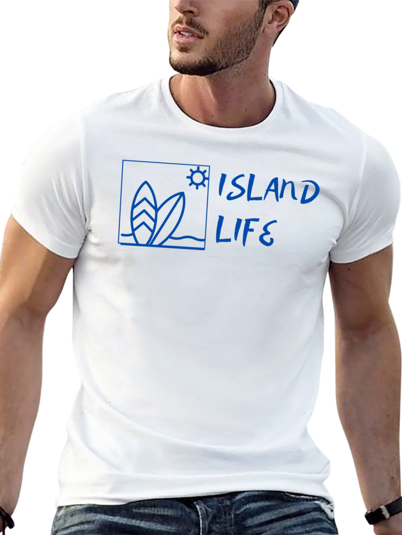 Island Life Surf Tee - Black