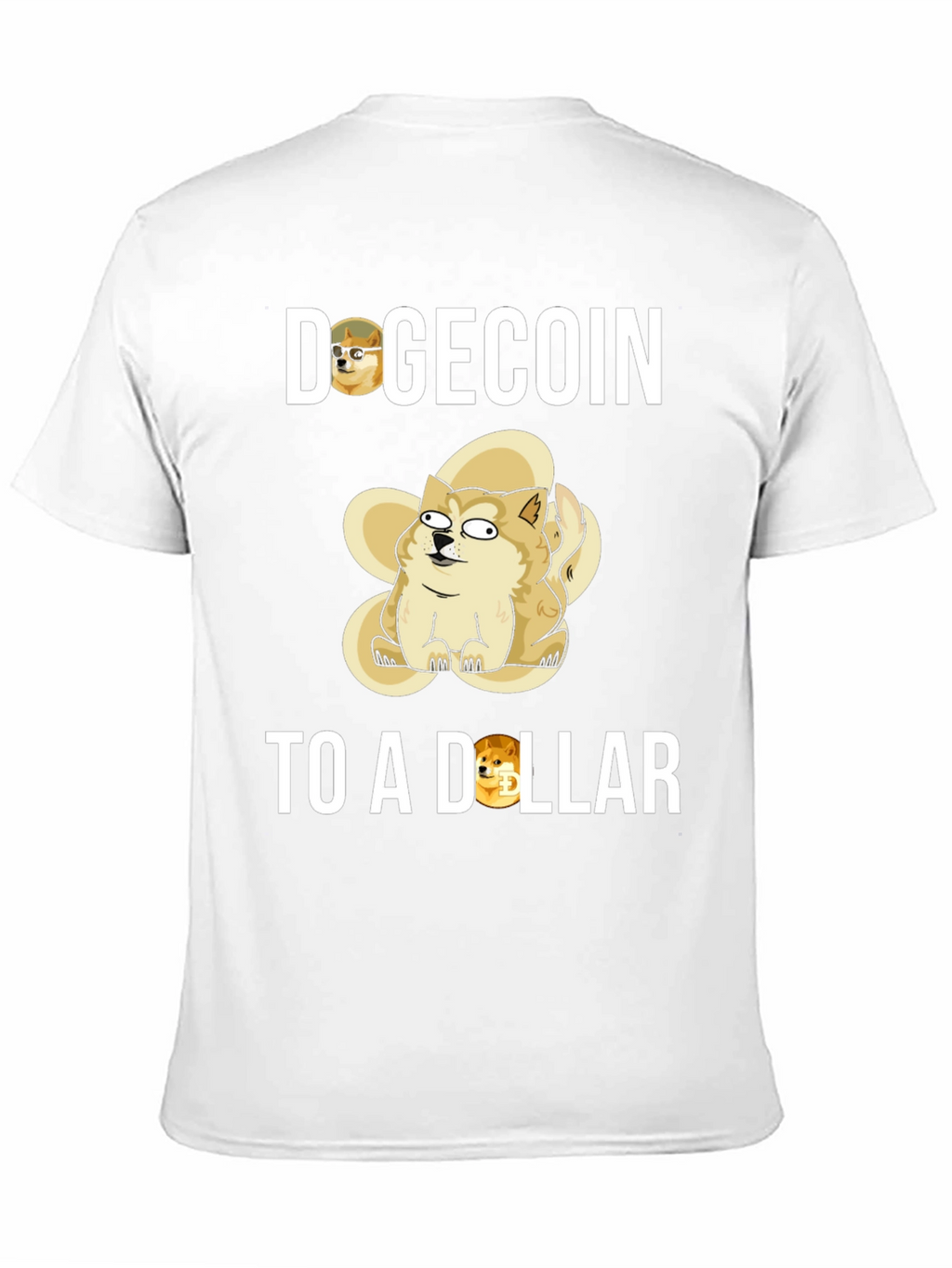 Dogecoin To a Dollar Black T-Shirt