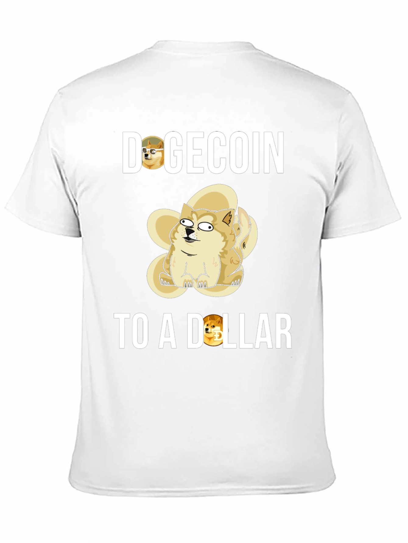 Dogecoin To a Dollar Black T-Shirt