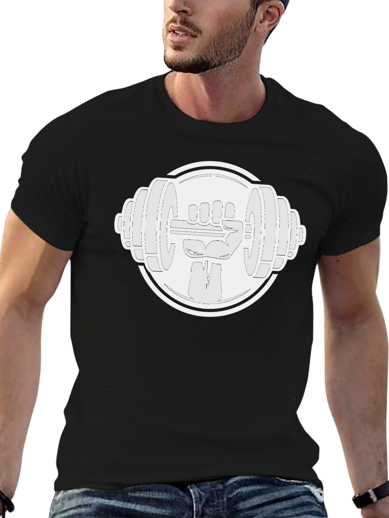 Weightlifting Hand T-Shirt - Gym Workout Apparel
