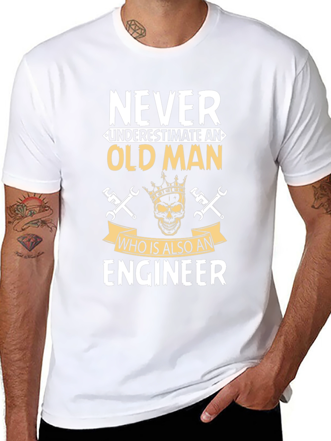 Never Underestimate Engineer T-Shirt