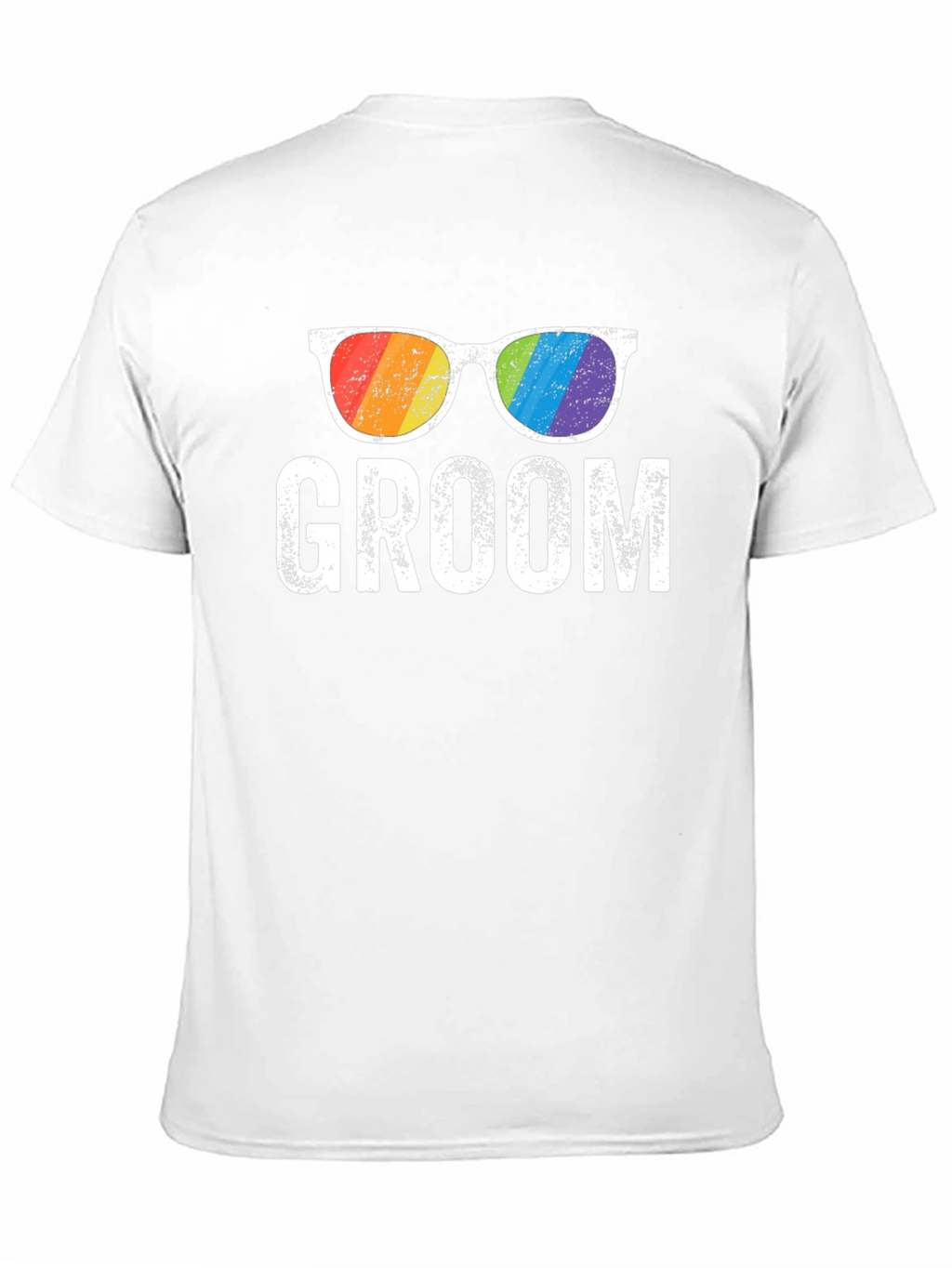Groom Rainbow Glasses T-Shirt