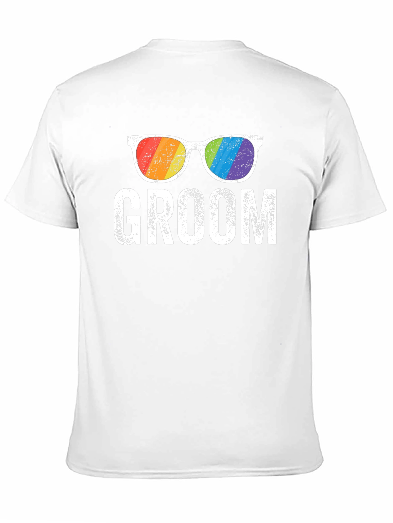 Groom Rainbow Glasses T-Shirt