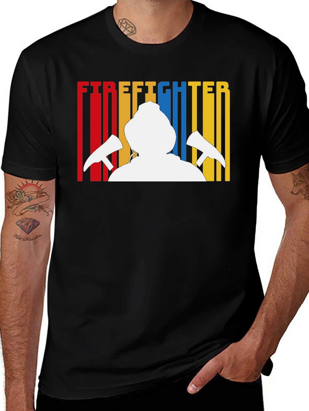 Firefighter Graphic T-Shirt