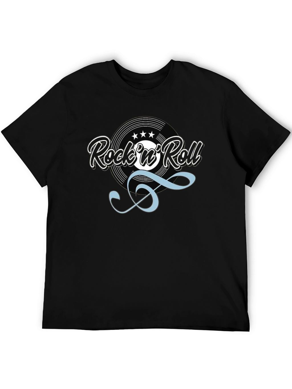 Rock n Roll Graphic Tee - Retro Music Shirt