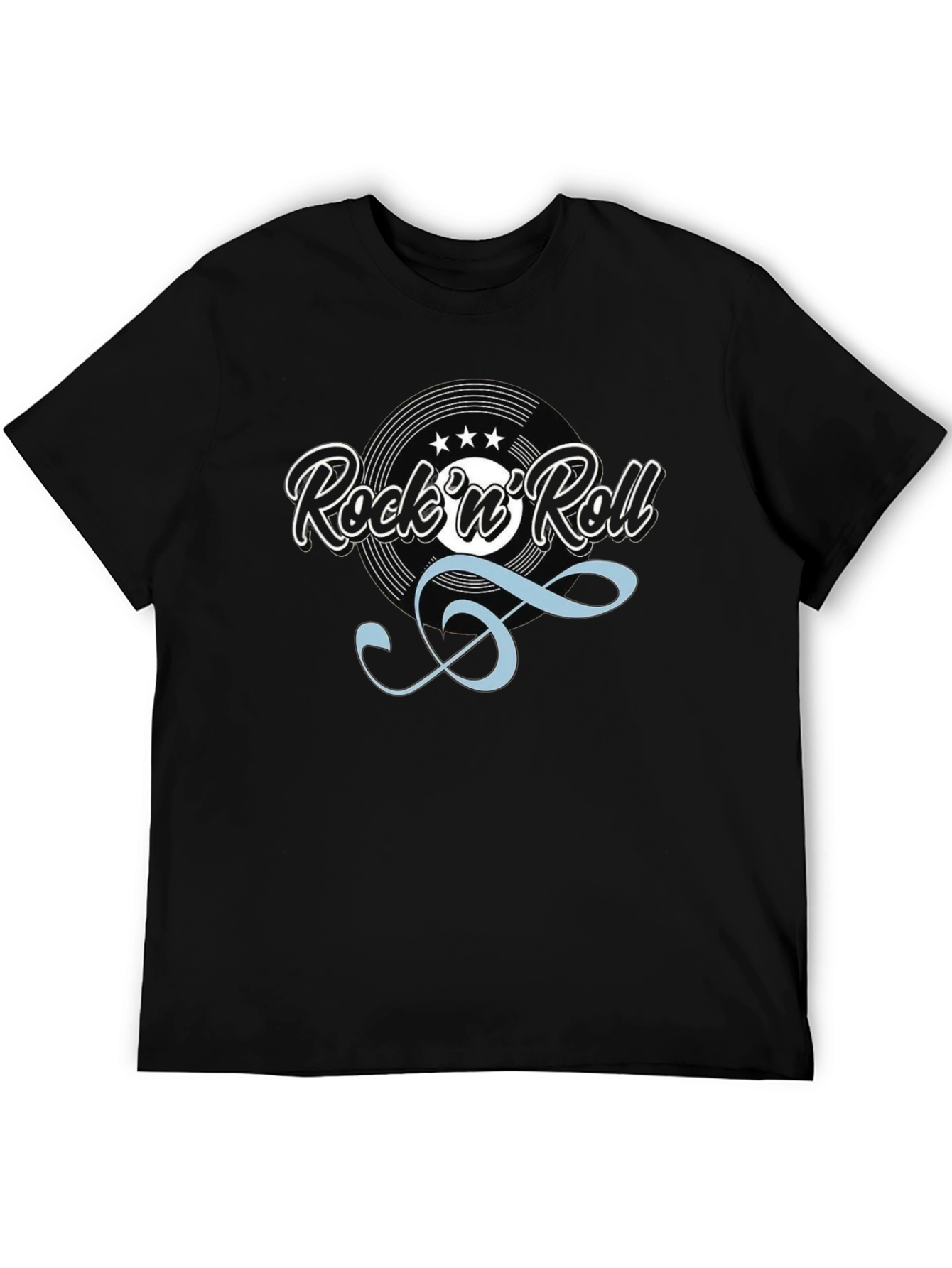 Rock n Roll Graphic Tee - Retro Music Shirt
