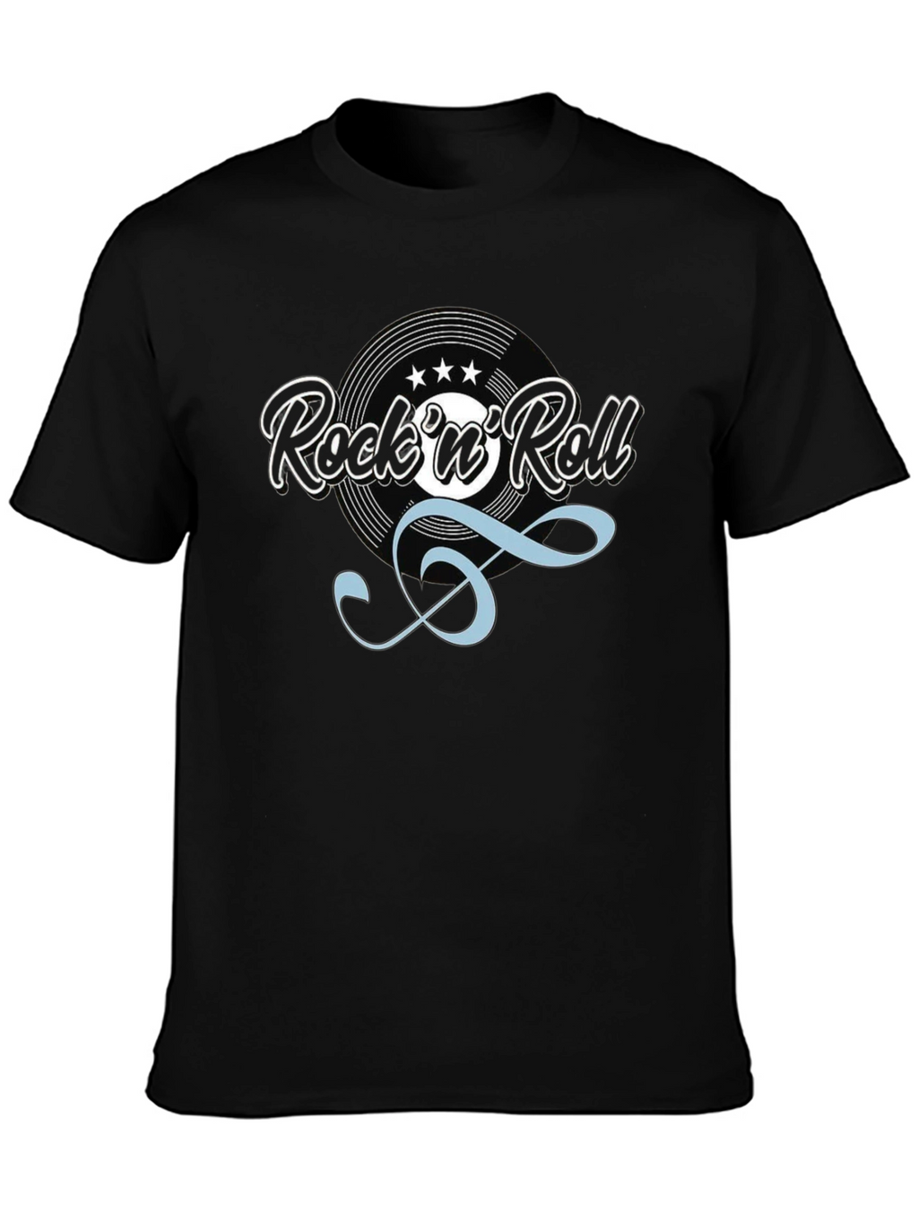 Rock n Roll Graphic Tee - Retro Music Shirt