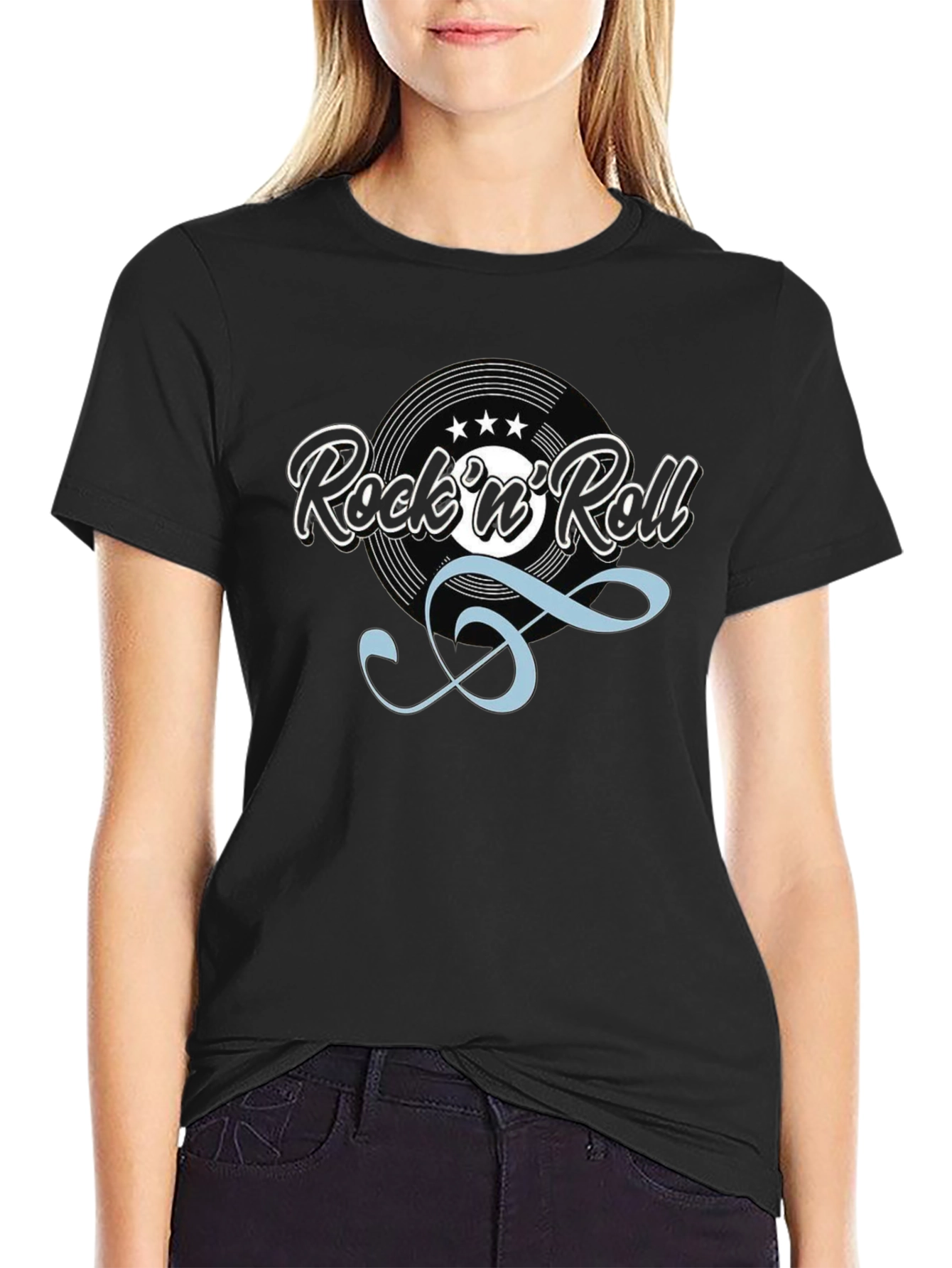Rock n Roll Graphic Tee - Retro Music Shirt