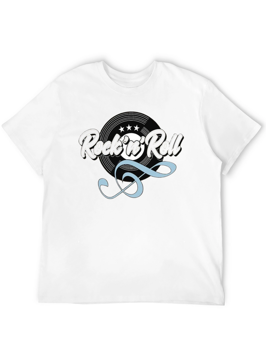 Rock n Roll Graphic Tee - Retro Music Shirt